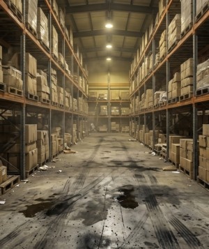 Industrial Warehouse Cleaning Services Before