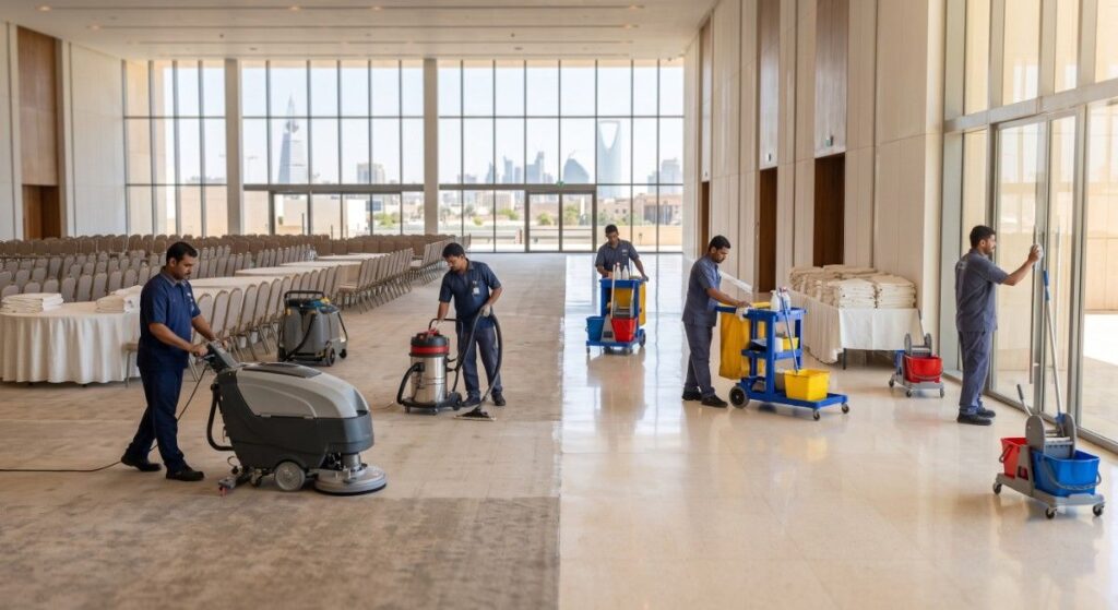 Professional Venue Cleaning in Riyadh for Public Holiday