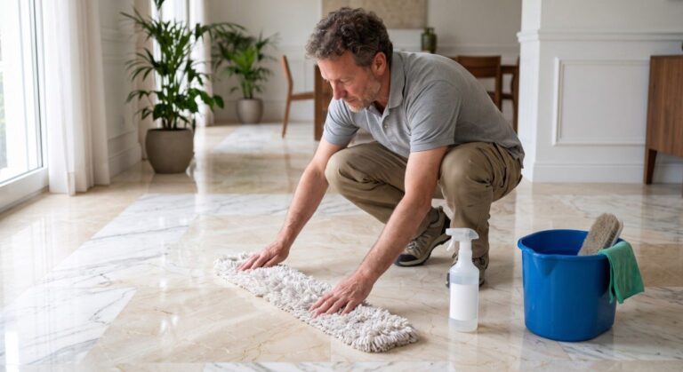 How to Clean Italian Marble Floors Without Damaging the Stone