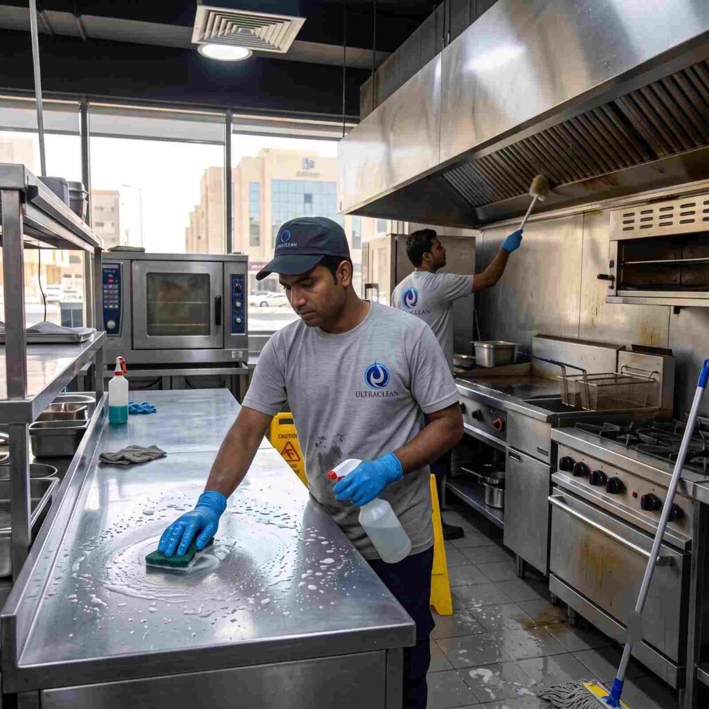 restaurant kitchen cleaning Riyadh